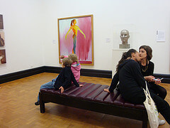 Inside the National Portrait Gallery in London