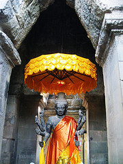 A shrine at Angkor Wat in Cambodia