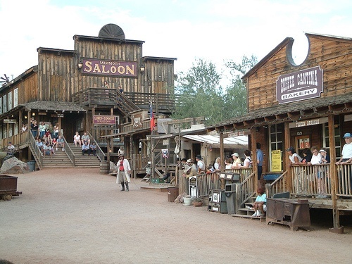 Town main street at Superstition Mountain Museum, Arizona