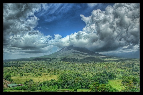 Arenal volcano in Costa Rica