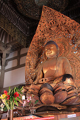 Buddha in the Byodo-in Temple