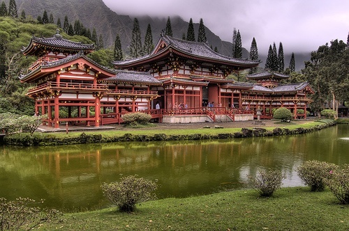 The Byodo-in Temple in Hawaii