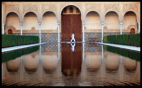 Reflecting pool at Alhambra Palace