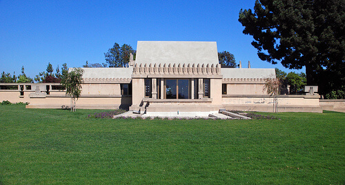 Hollyhock House by Frank Lloyd Wright