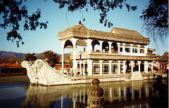 Marble Bottom Boat at the Summer Palace in Beijing