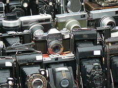 Old cameras on Portobello Road