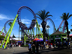 Rides at Knott's Berry Farm