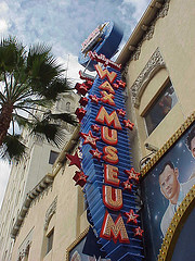 Sign for the Hollywood Wax Museum