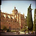 The cathedral in Salamanca, Spain, shot with my Lubitel 166 in July 2006.