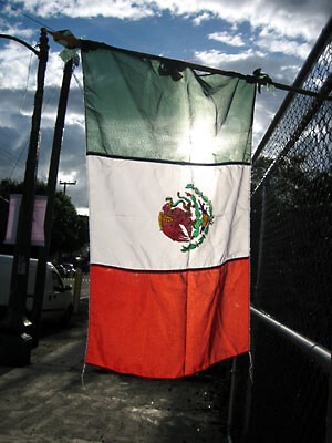 Mexican flag.