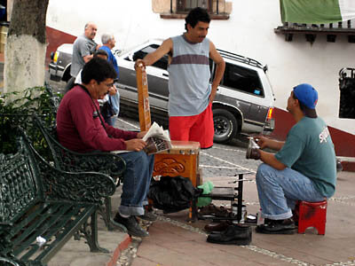 Street scene from Taxco.