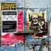 Some pretty ratty posters on a wall in Marseille