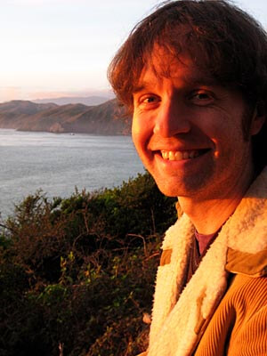 Our friend Dan Beaulaurier in San Francisco's Presidio, near Golden Gate Bridge
