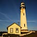 The famous Pigeon Point Lighthouse near Santa Cruz in California
