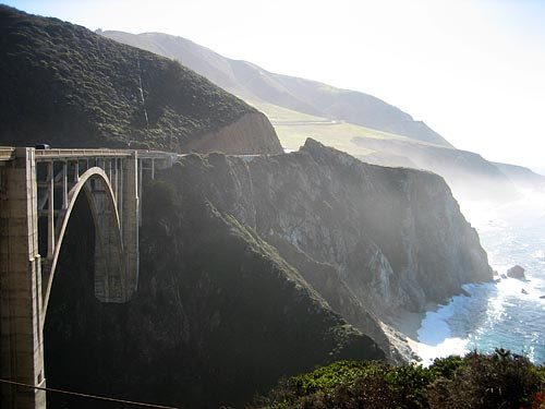 The 1932 Rocky Creek Bridge in California's Big Sur region.