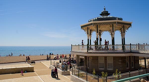 Bandstand on Brighton Beach, England