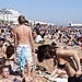 A sunny day at Brighton Beach, England