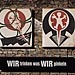 Wall art in a Berlin metro station - 