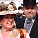 Two ladies and a gentleman at the 2011 Costermongers Festival in London.