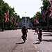 The view down the Mall towards Buckingham Palace in London