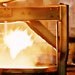 Sampling liquid iron in the foundry, Joinville, Brazil.