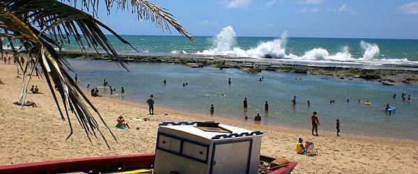 The beach at Arembepe