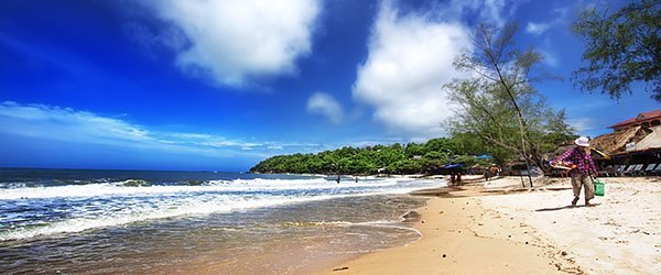 Beach in Sihanoukville, Cambodia