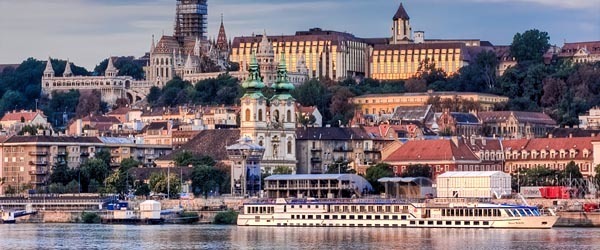 The Danube river in Budapest