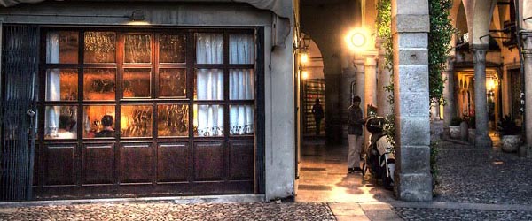 Street scene in Padua, Italy