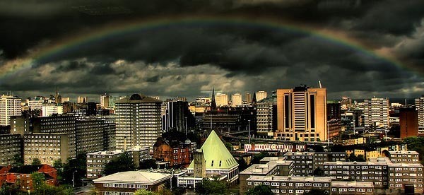 Rainbow over Glasgow