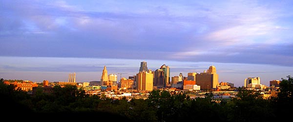 The Kansas City skyline