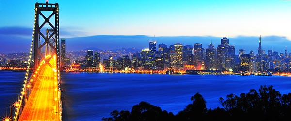 Viewing San Francisco from across the bay